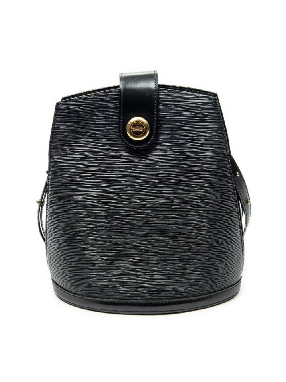 Louis Vuitton Cluny Black Epi Shoulder